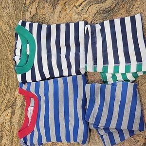 2 pair Hanna Andersson boys short john pajamas size 10 (140)